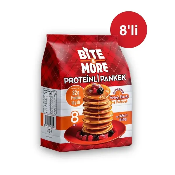 Bite & More Kahvaltılık Protein Pankek