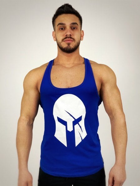 Black - Sparta Baskılı Fitness Atlet (MAVI)