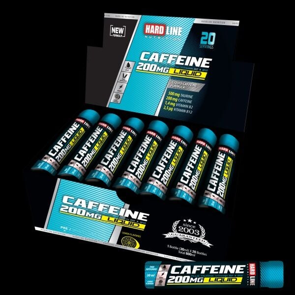 Hardline Caffeine 200 MG Liquid 20 Adet (30 Ml)