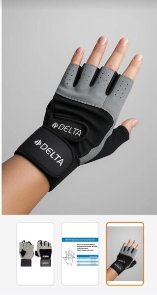 delta bilekli fitness eldiveni