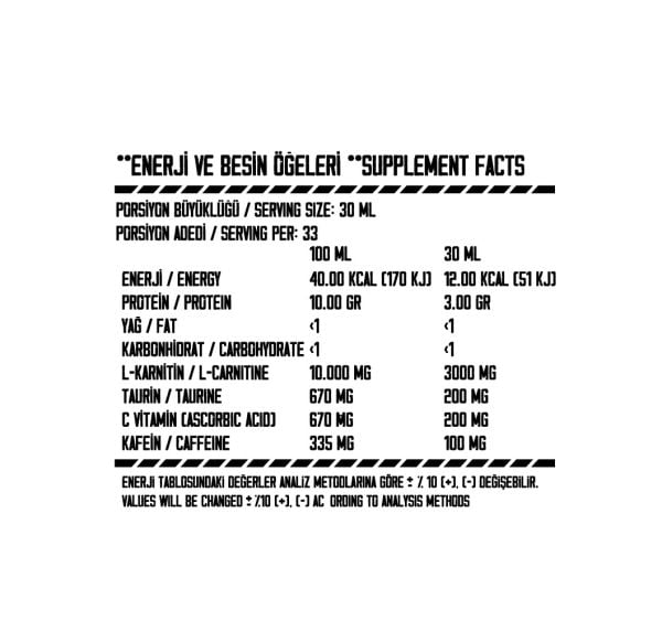 LEGEND X 3000mg THERMO L-Carnitine (1000ML)