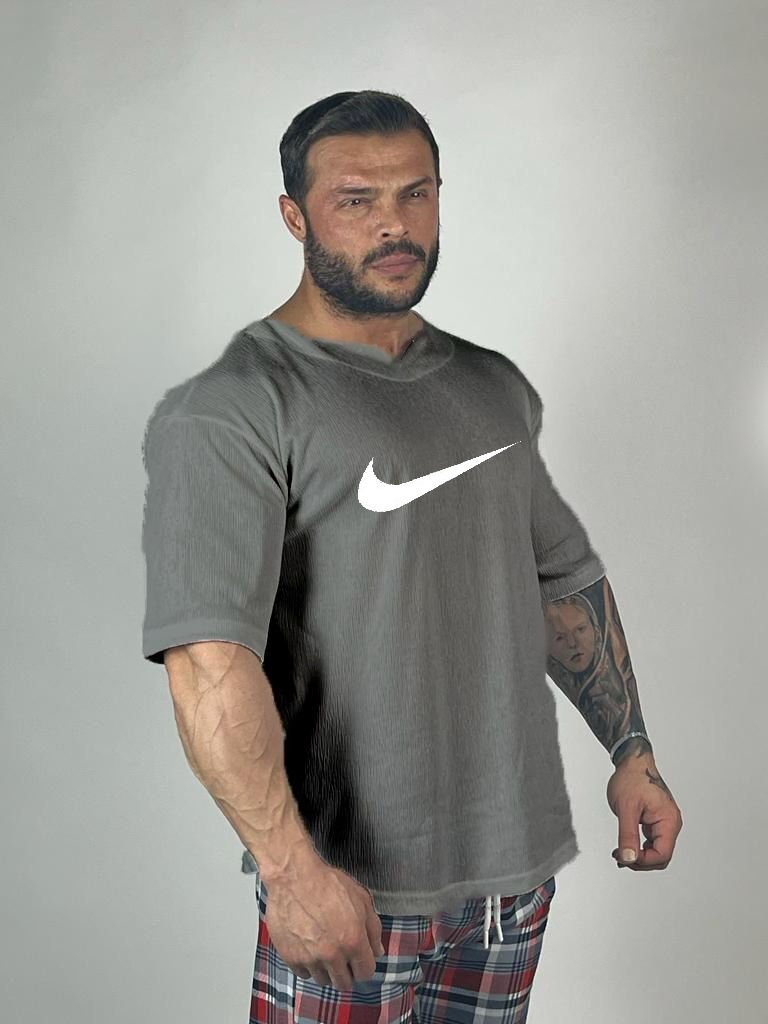 NİKE OVERSİZE TŞÖRT GRİ
