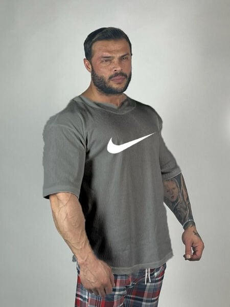 NİKE OVERSİZE TŞÖRT GRİ