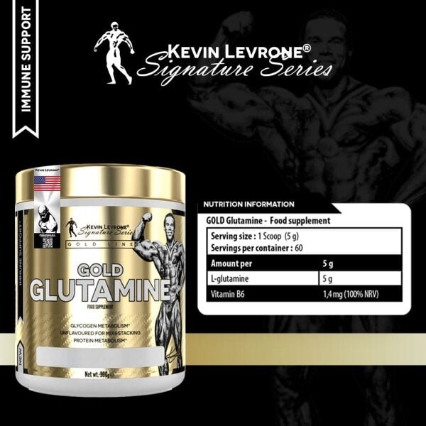 Kevin Levrone Glutamine 300g – Saf ve Hızlı Emilimli Glutamin