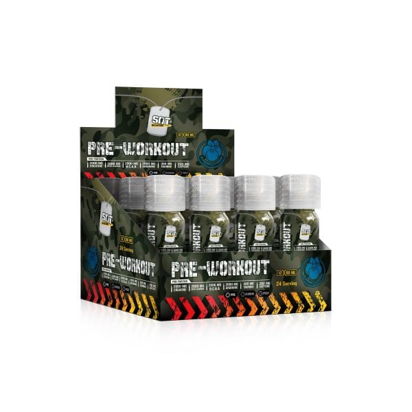 SAT PRE-WORKOUT 60 ML x 12 ADET YABAN MERSİNİ AROMALI