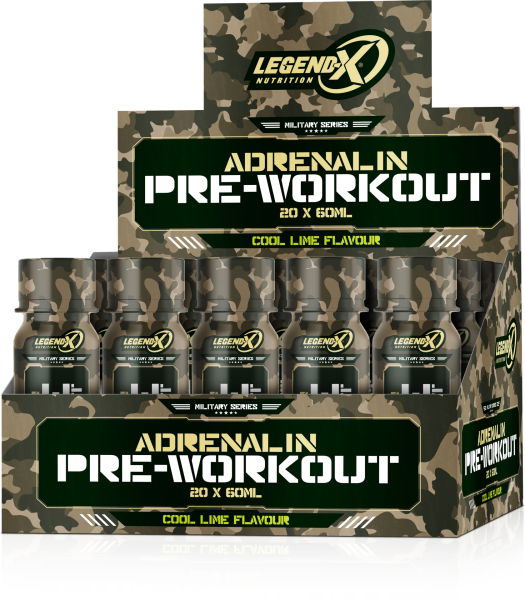 LegendX Military Series Adrenalin Pre-Workout 20x60 ml