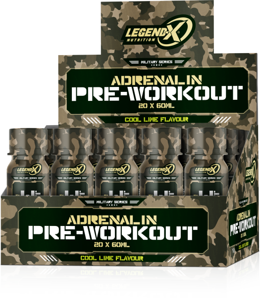 LegendX Military Series Adrenalin Pre-Workout 20x60 ml