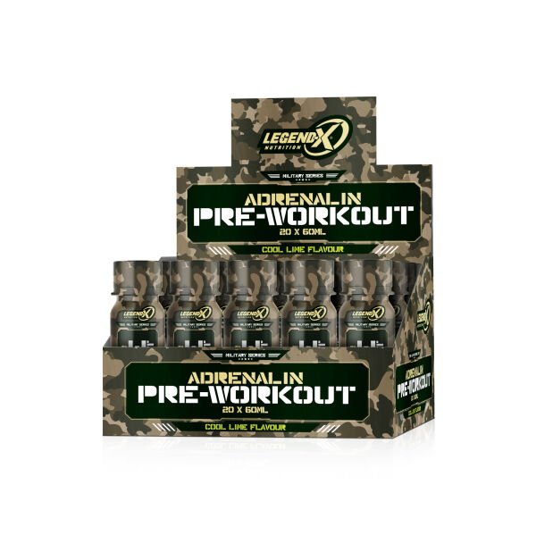 LegendX Military Series Adrenalin Pre-Workout 20x60 ml