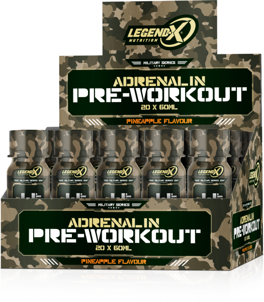 LegendX Military Series Adrenalin Pre-Workout 20x60 ml