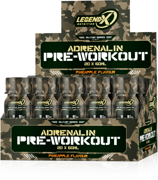 LegendX Military Series Adrenalin Pre-Workout 20x60 ml