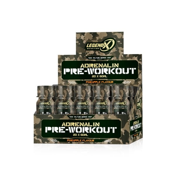 LegendX Military Series Adrenalin Pre-Workout 20x60 ml