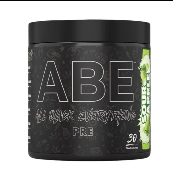 Applied Nutrition ABE Pre-Workout All-Black-Everything - 30 Servs - Sour Apple